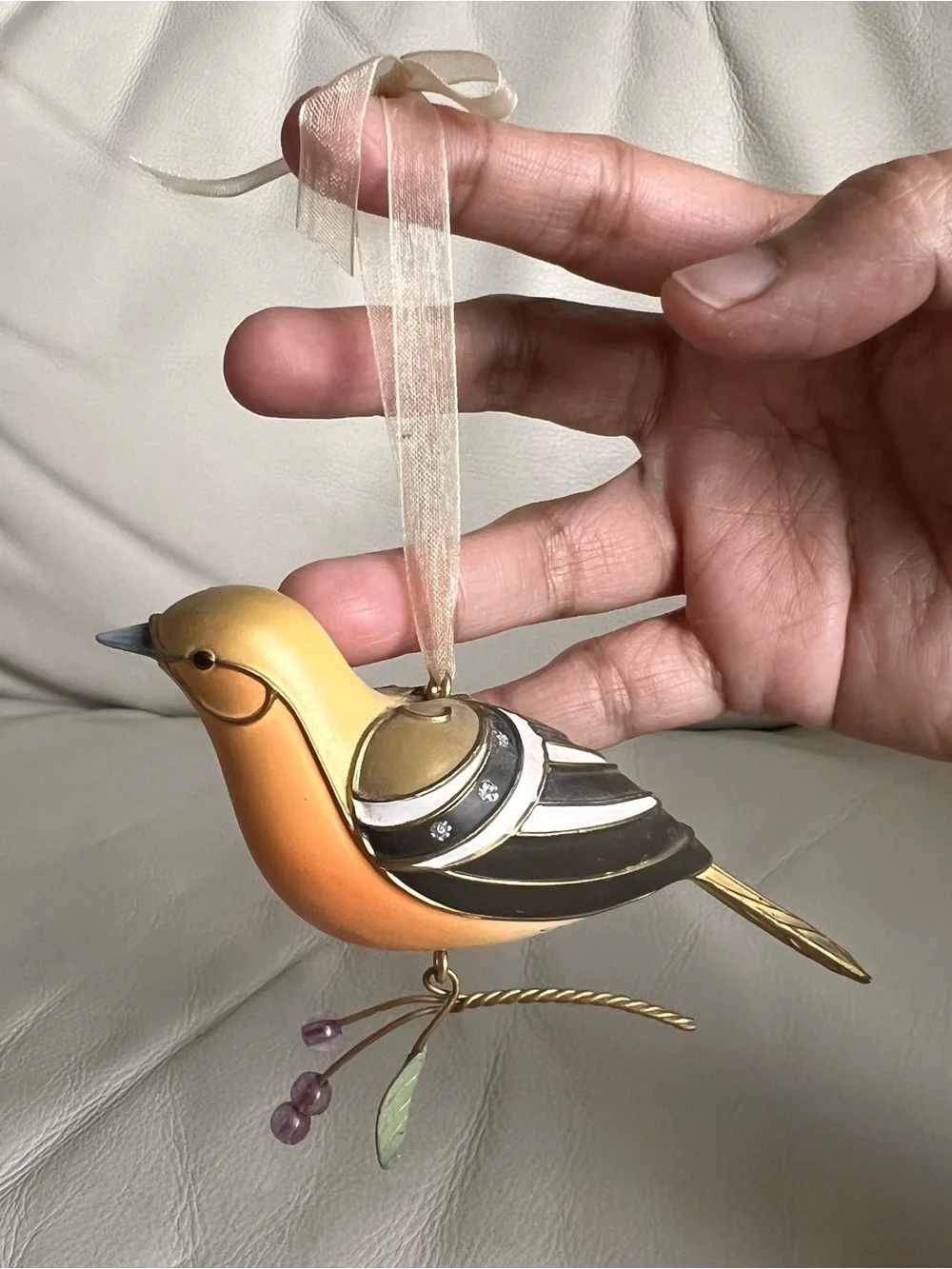 Hallmark Keepsake Lady Oriole The Beauty of Birds Hanging Ornament Special Ed.